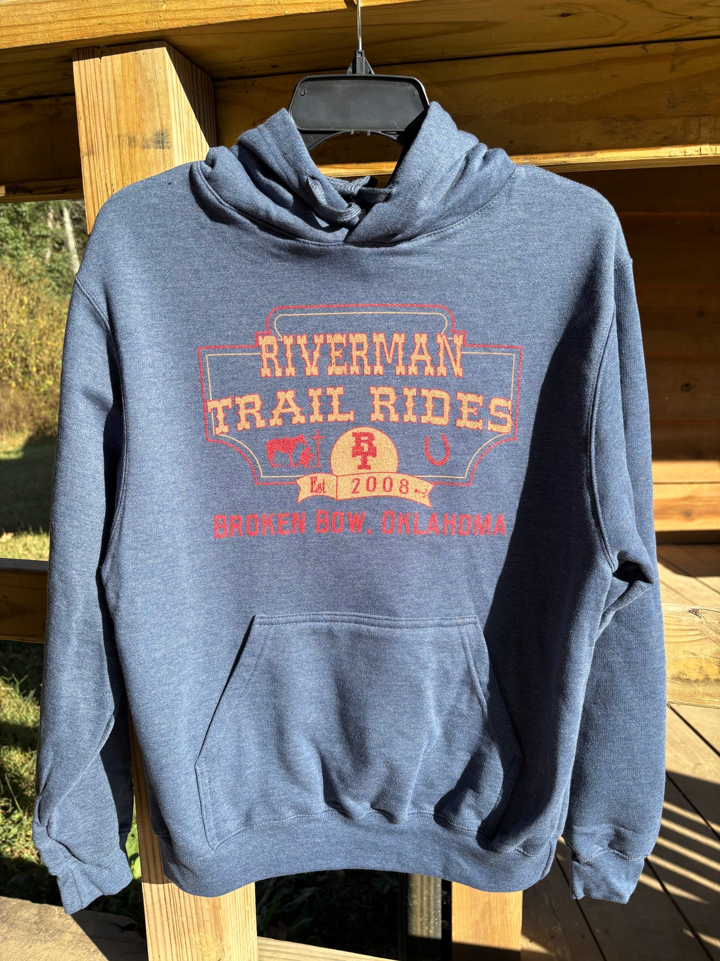 Riverman Hoodie - Heather Denim