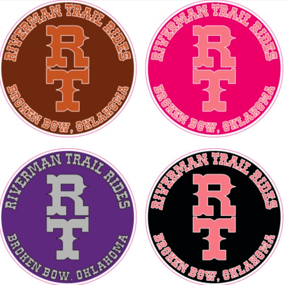 RT Circle Logo Stickers