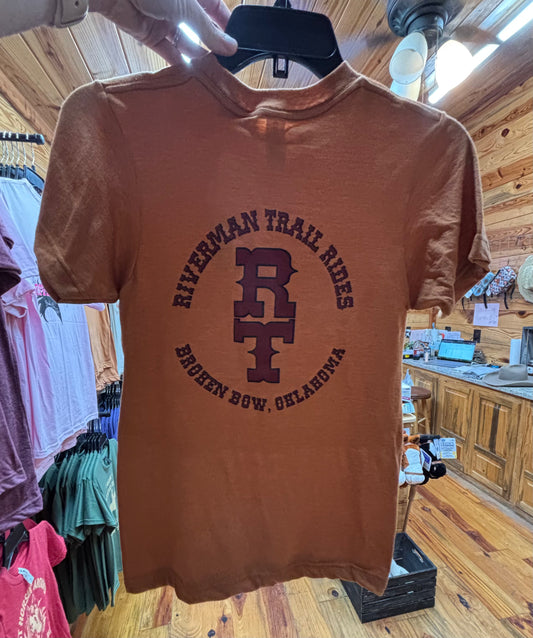 RT Logo Tee - Adult Heather Rust