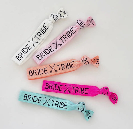 "Bride Tribe" Hair Ties