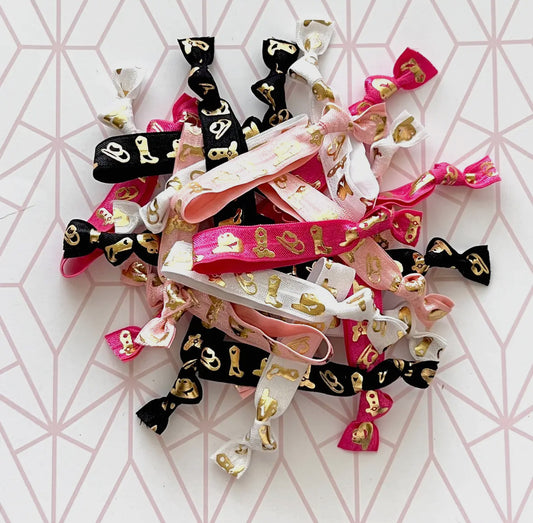 Cowgirl Gold Foil Hair Ties