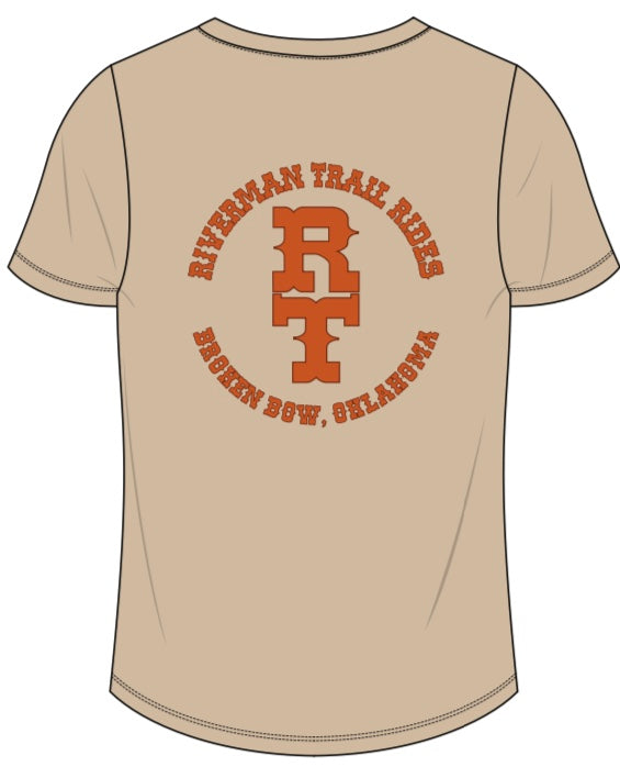 RT Logo Tee - Adult Tan