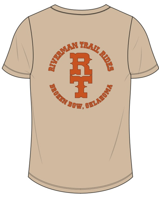 RT Logo Tee - Adult Tan