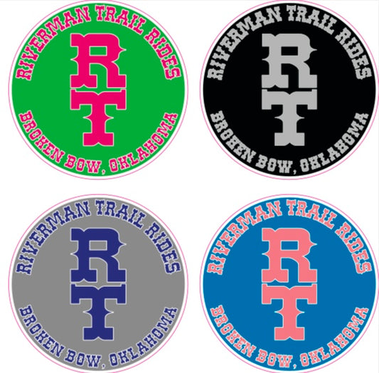 RT Circle Logo Stickers